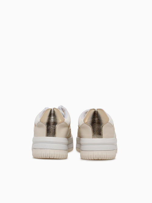 Wendy Beige Gold Smooth Metallic Beige / 5 / M