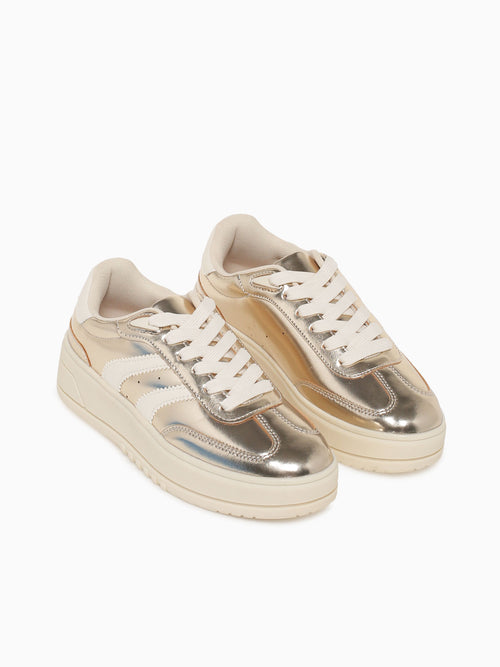 Lizza Light Gold Metallic Gold / 5 / M