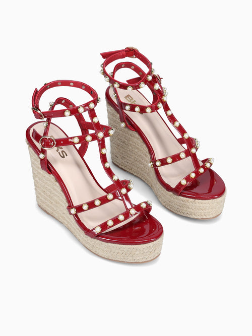 Eliza Burgundy Patent