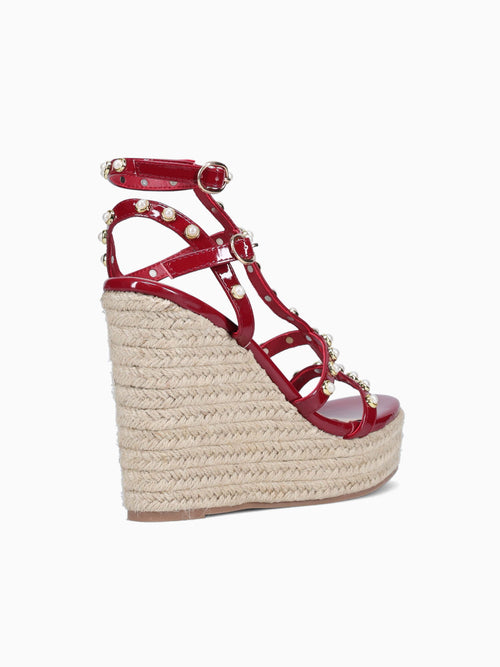 Eliza Burgundy Patent Wine / 5 / M