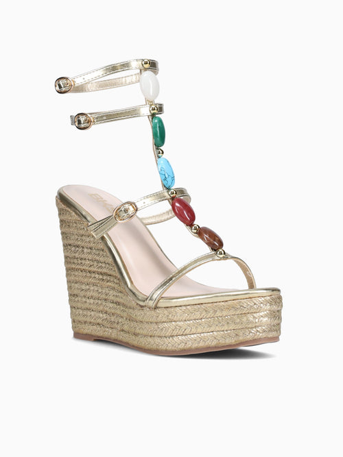 Gianvita Gold Metallic Gold / 5 / M