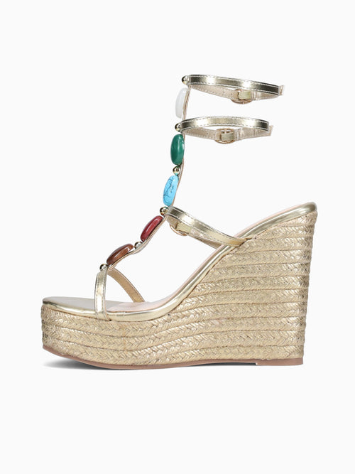 Gianvita Gold Metallic Gold / 5 / M