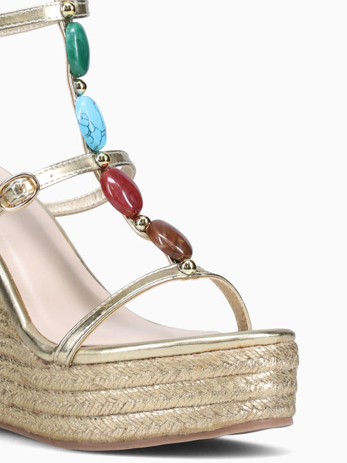 Gianvita Gold Metallic Gold / 5 / M