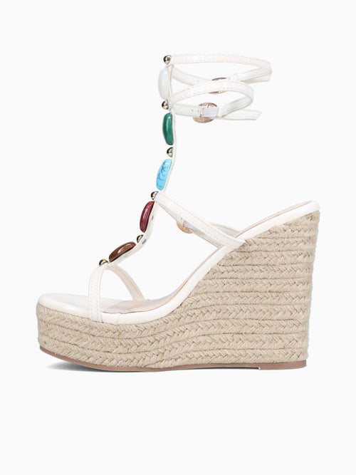 Gianvita Off White Patent Off White / 5 / M