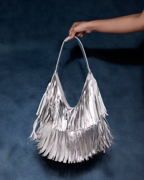 Michaela Shoulder Bag Silver