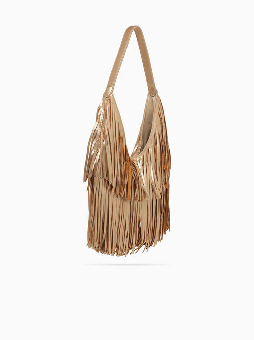 Michaela Shoulder Bag Gold Gold