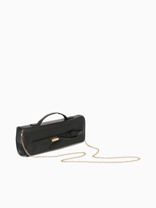 Regina Clutch Black Black