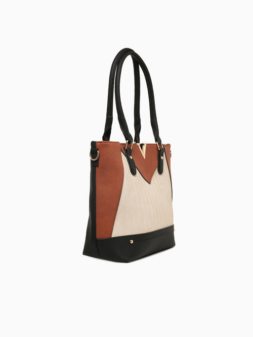 Kiara Tote Black Multi Black