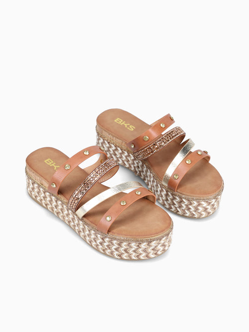 Lyric Brown Gold Smooth Brown Multi / 5 / M