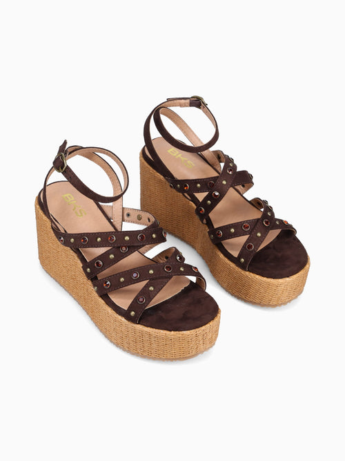 London Chocolate Suede Brown / 5 / M