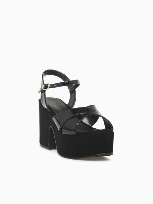 Daisy Preto Verniz Frama Black / 5 / M