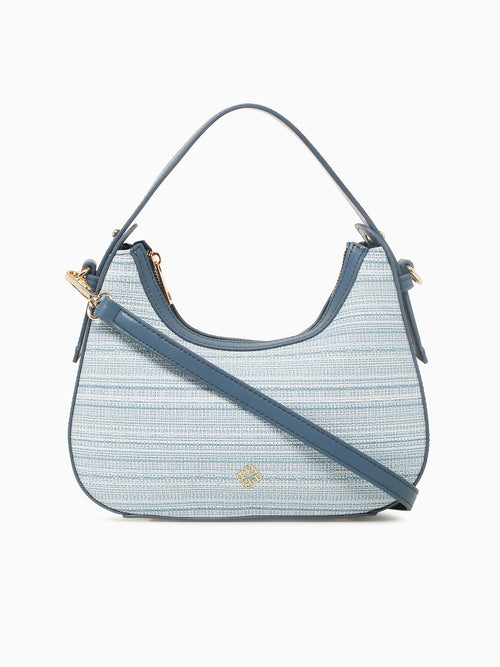 Leyla Shoulder Bag Blue Navy Blue
