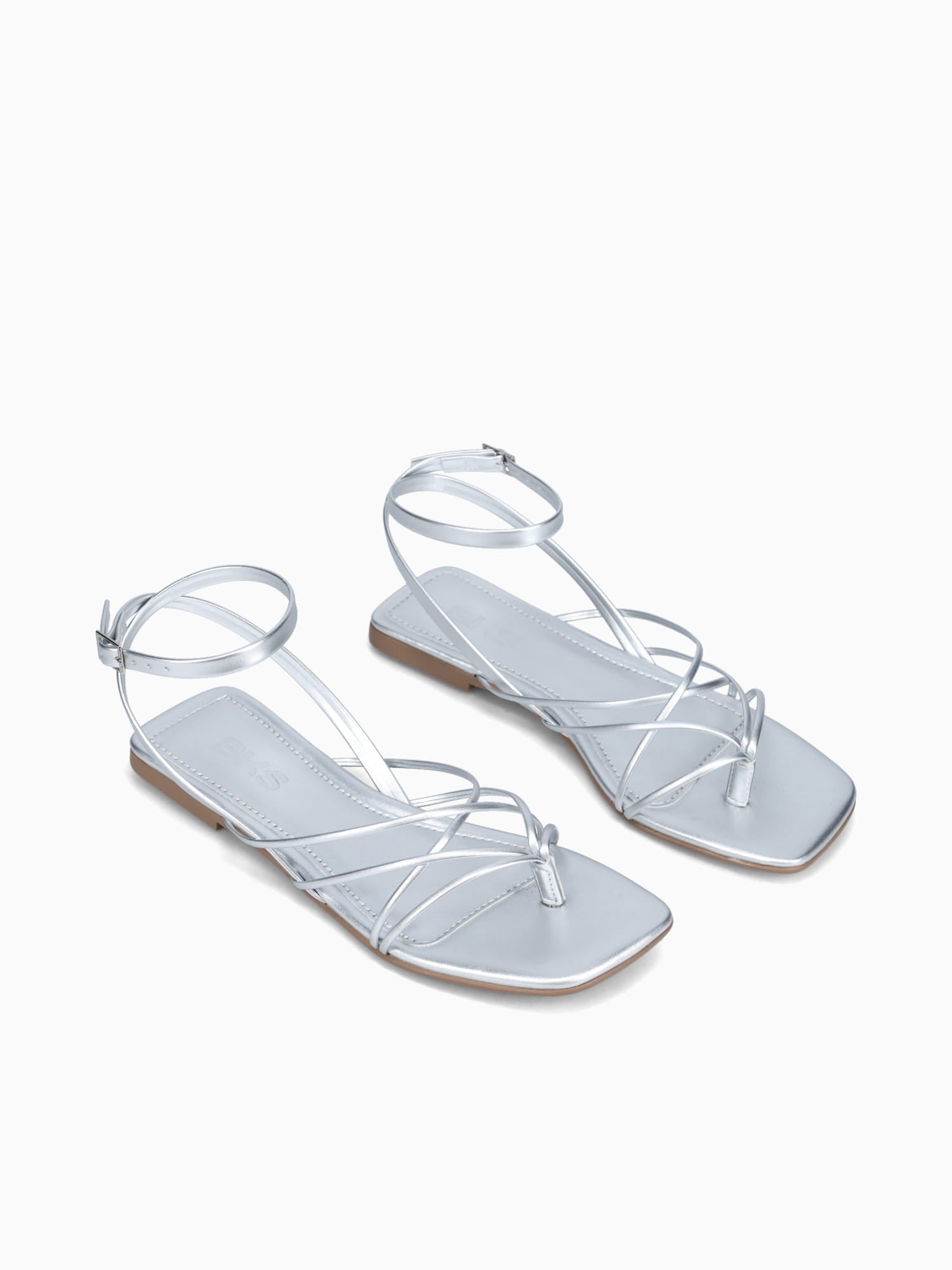 Paige Prata Metallic Silver / 5 / M