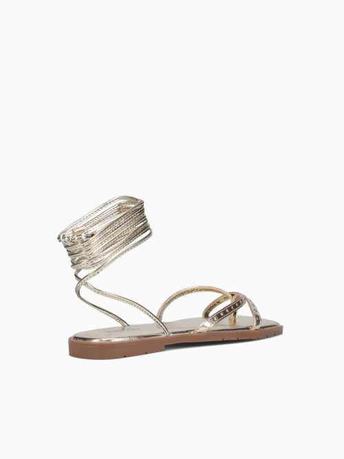 Kitty Gold Metallic Gold / 5 / M