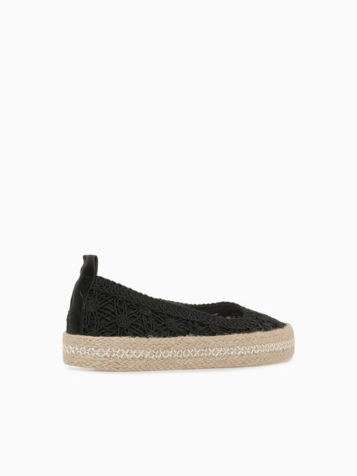 Benita Sol Black Textile Black / 5 / M