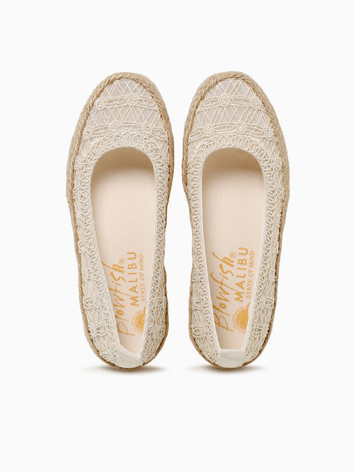Benita Sol Cream Textile Beige / 5 / M