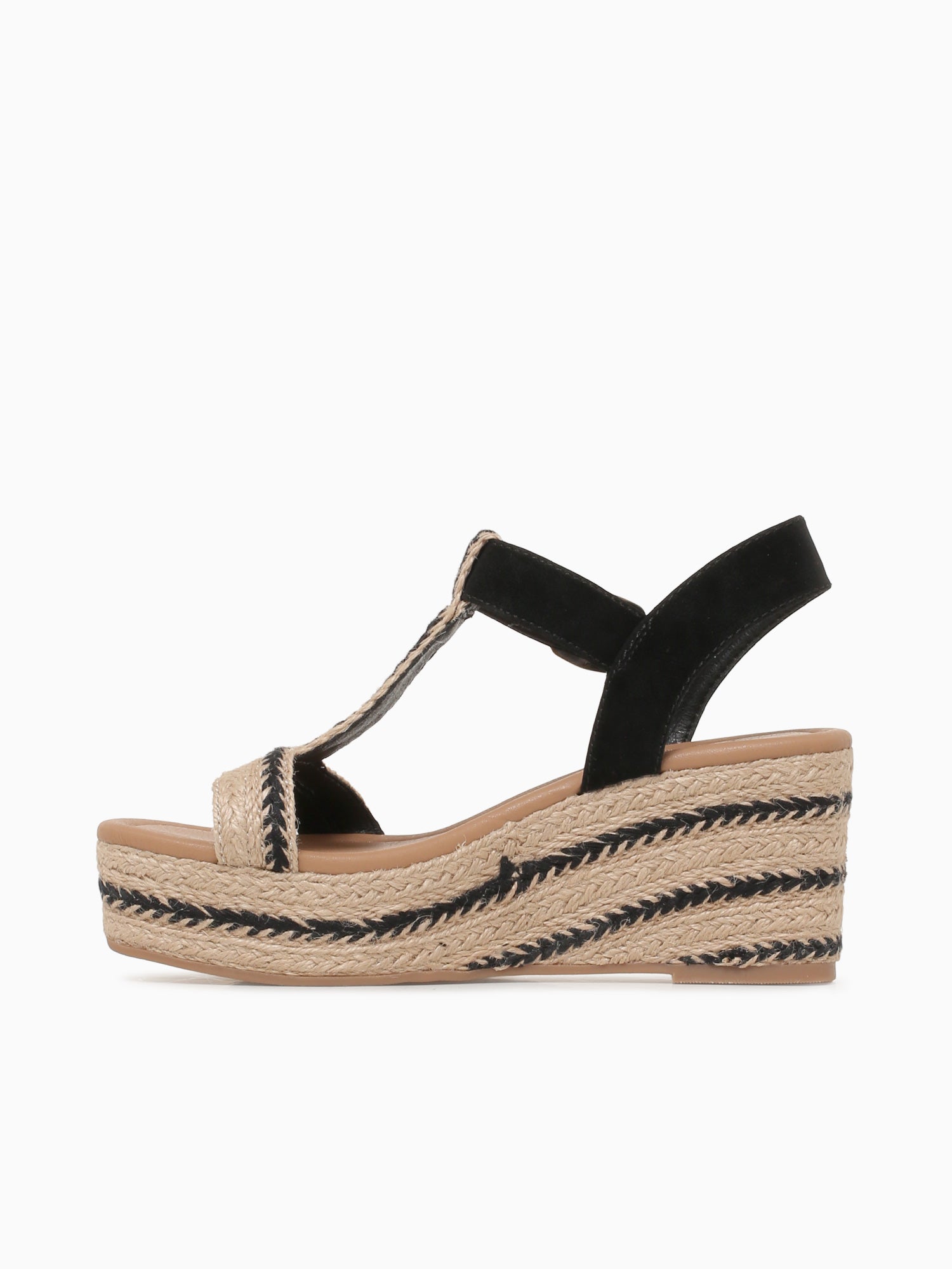 Annika Natural Black textile Black / 5 / M