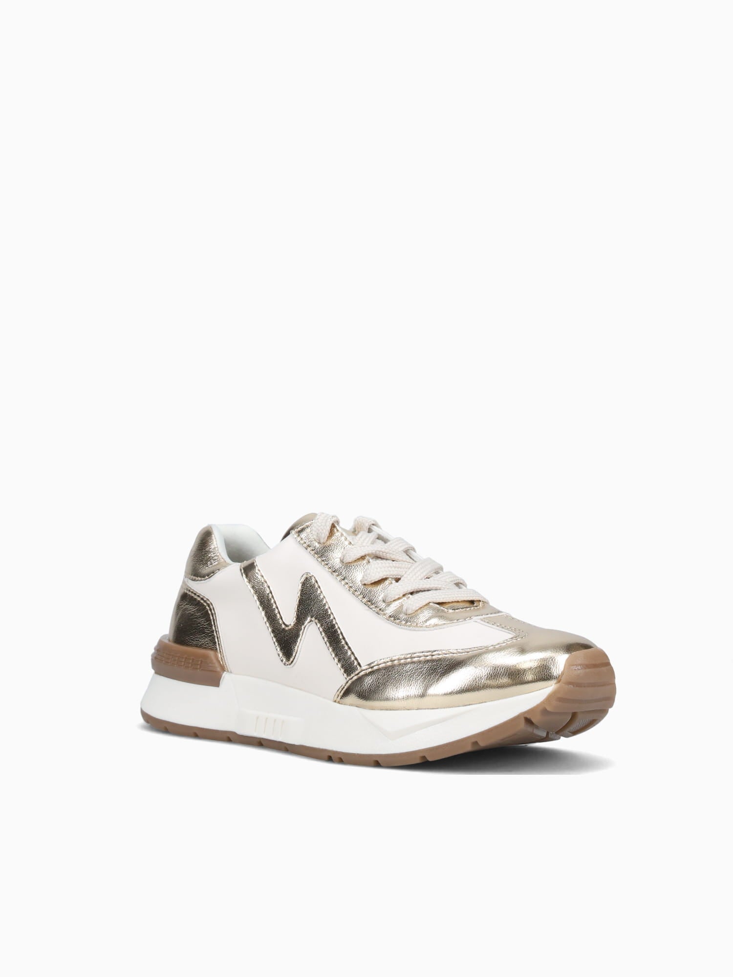 Hazel Oro Beige Cabra Corte Met. Gold / 5 / M