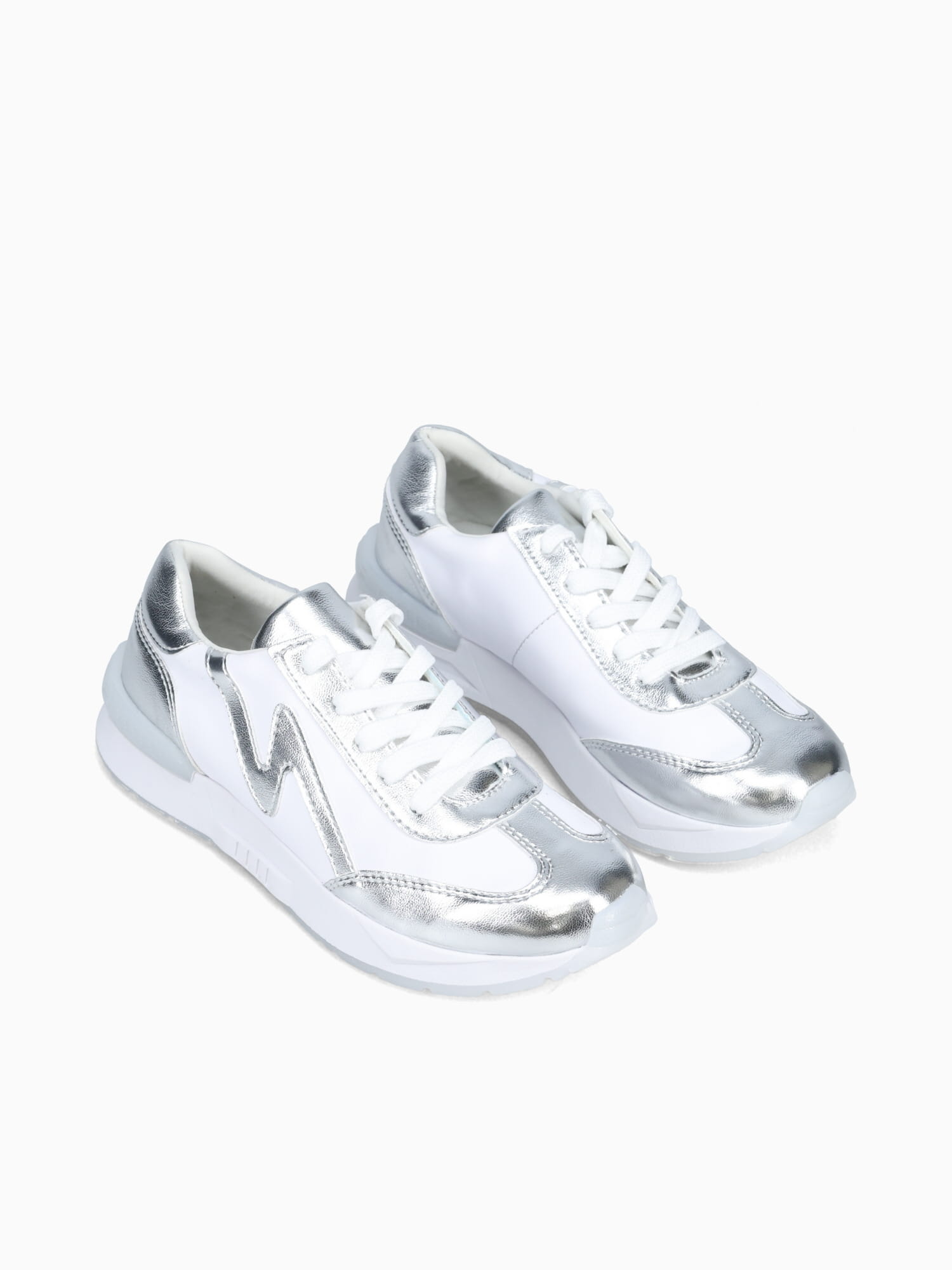 Hazel Prata Blaco Met. Silver / 5 / M