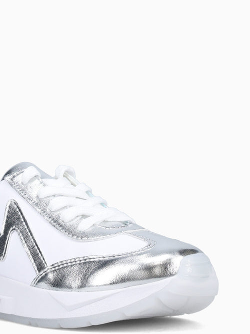 Hazel Prata Blaco Met. Silver / 5 / M