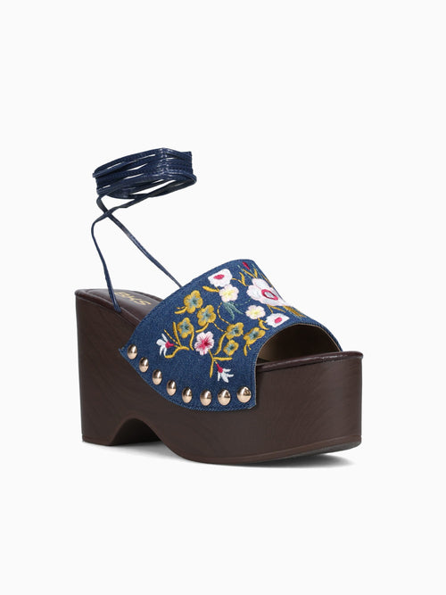 Magnolia Denim Raffia Navy / 5 / M