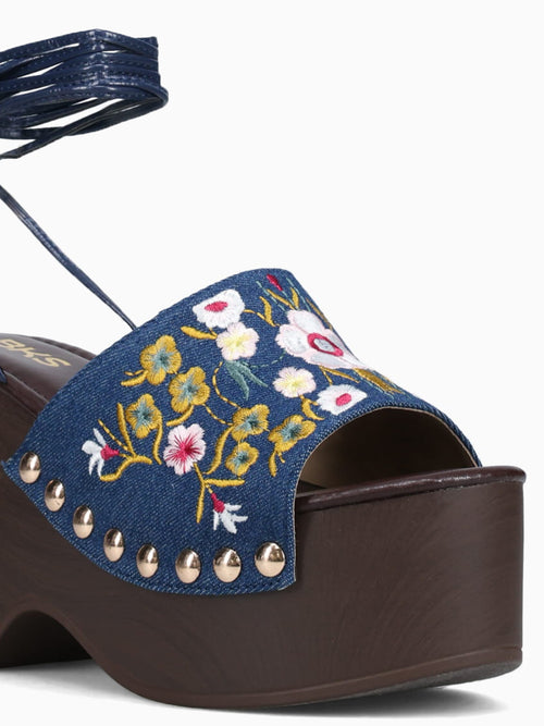 Magnolia Denim Raffia Navy / 5 / M