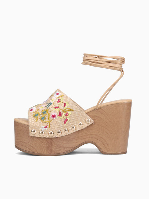 Magnolia Beige Raffia Beige / 5 / M