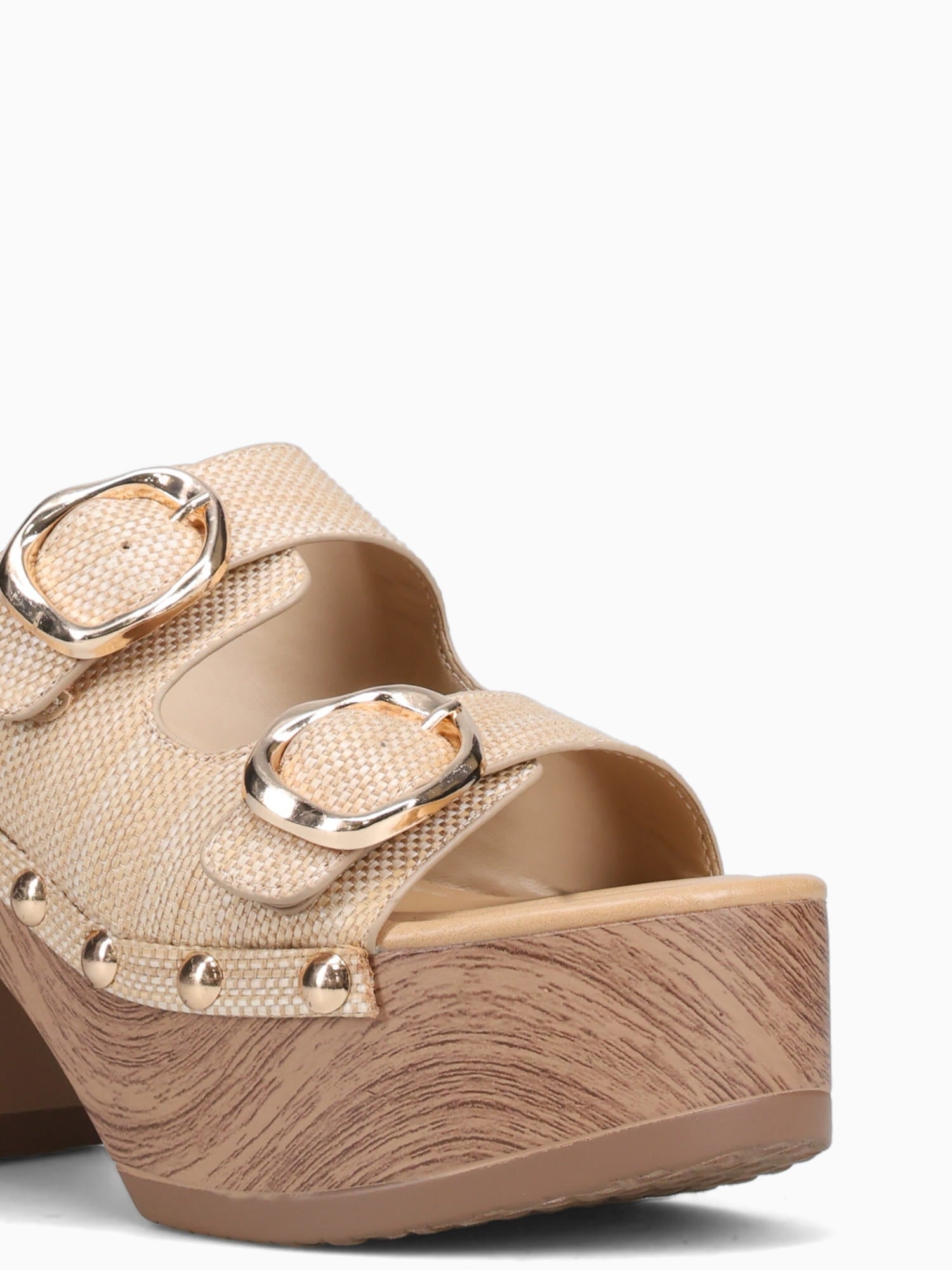 Bloom Beige Eyelet Raffia Beige / 5 / M