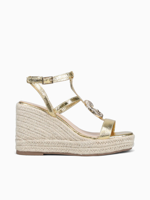 Arielle Gold Metallic Gold / 5 / M