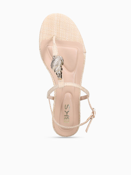 Shelly Beige Raffia Beige / 5 / M