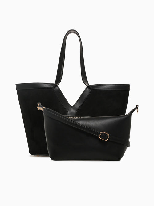 Emily Tote Bk Bk Black