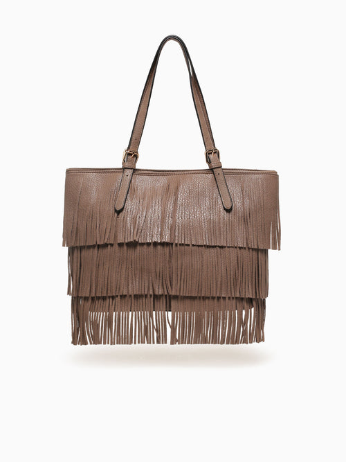 Alexa Tote Taupe Taupe