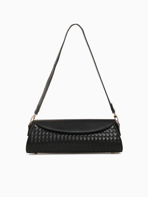 Emma Shoulder Bag Bk Black