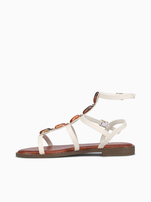 Leila Off White Smooth Off White / 5 / M