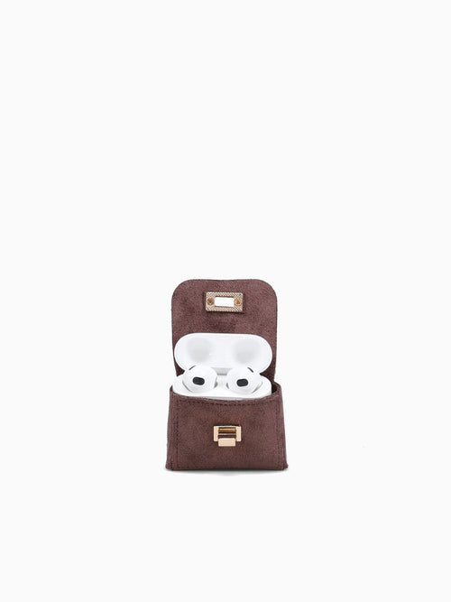 Mini Airpod Charm Brown Brown