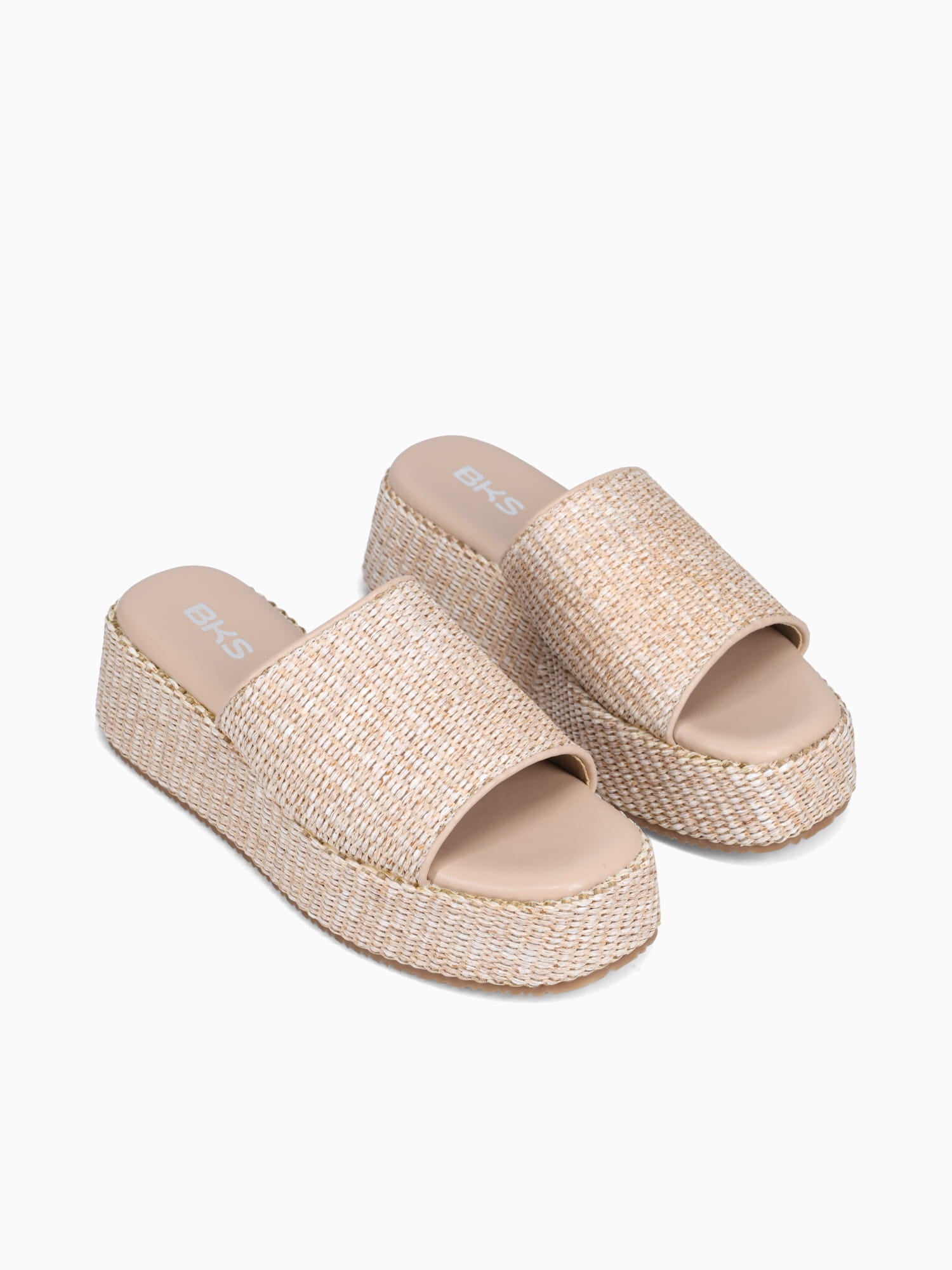 Alice Beige Raffia Beige / 5 / M