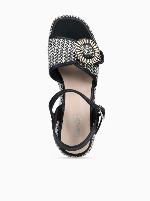 Sandy Black Raffia Black / 5 / M