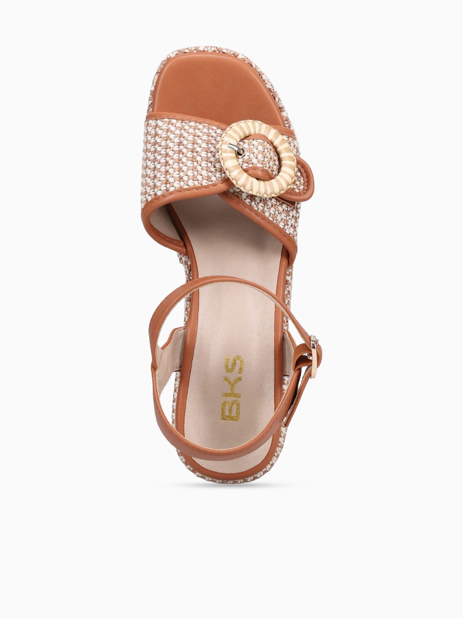 Sandy Brown Raffia Brown / 5 / M