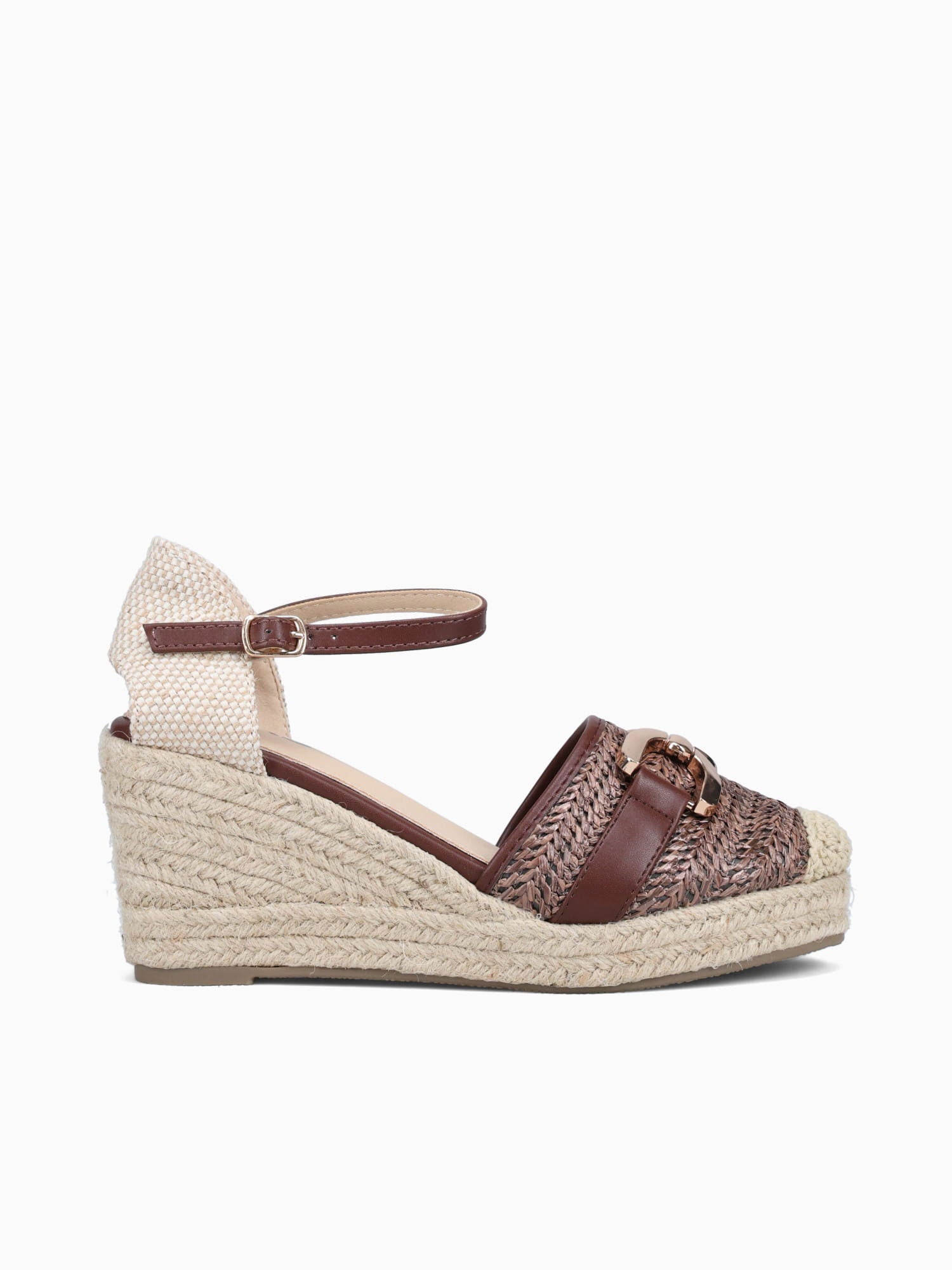 Vidda Brown Raffia Brown / 5 / M