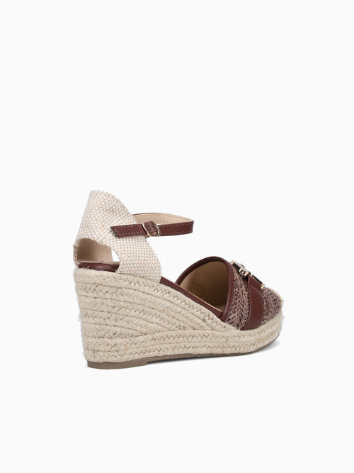 Vidda Brown Raffia Brown / 5 / M