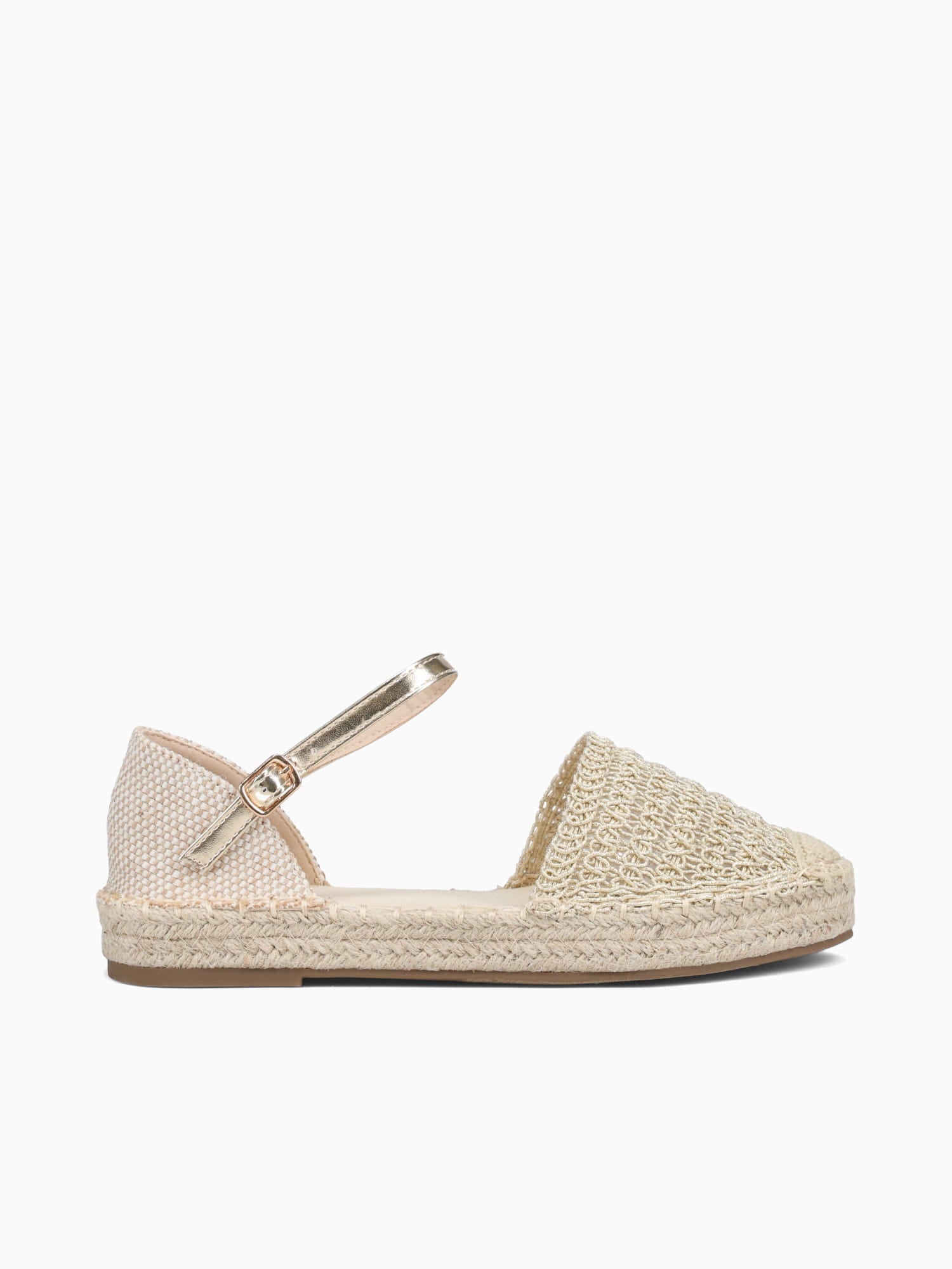 Dafne Gold Textile Brown / 5 / M