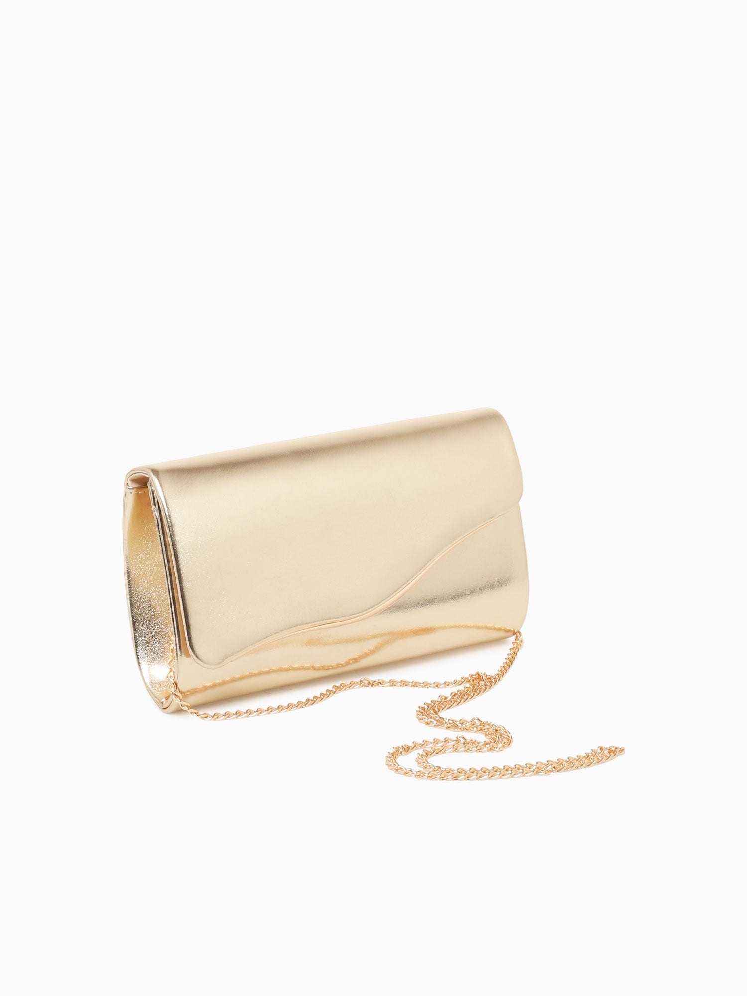 Wave Clutch Gold Gold