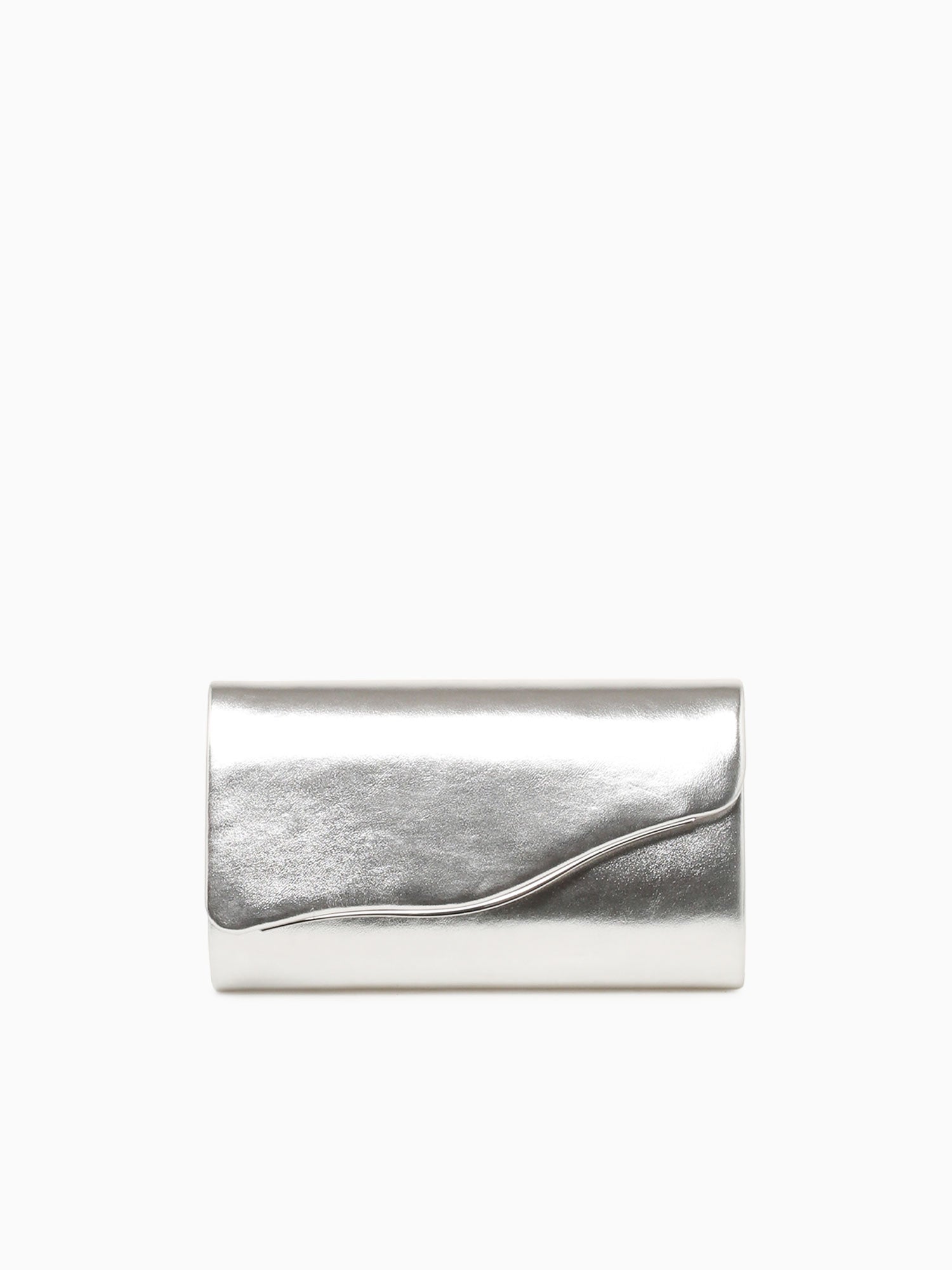 Wave Clutch Silver Silver