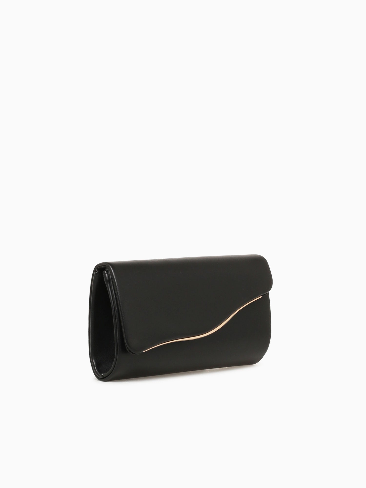 Wave Clutch Black Gold Black
