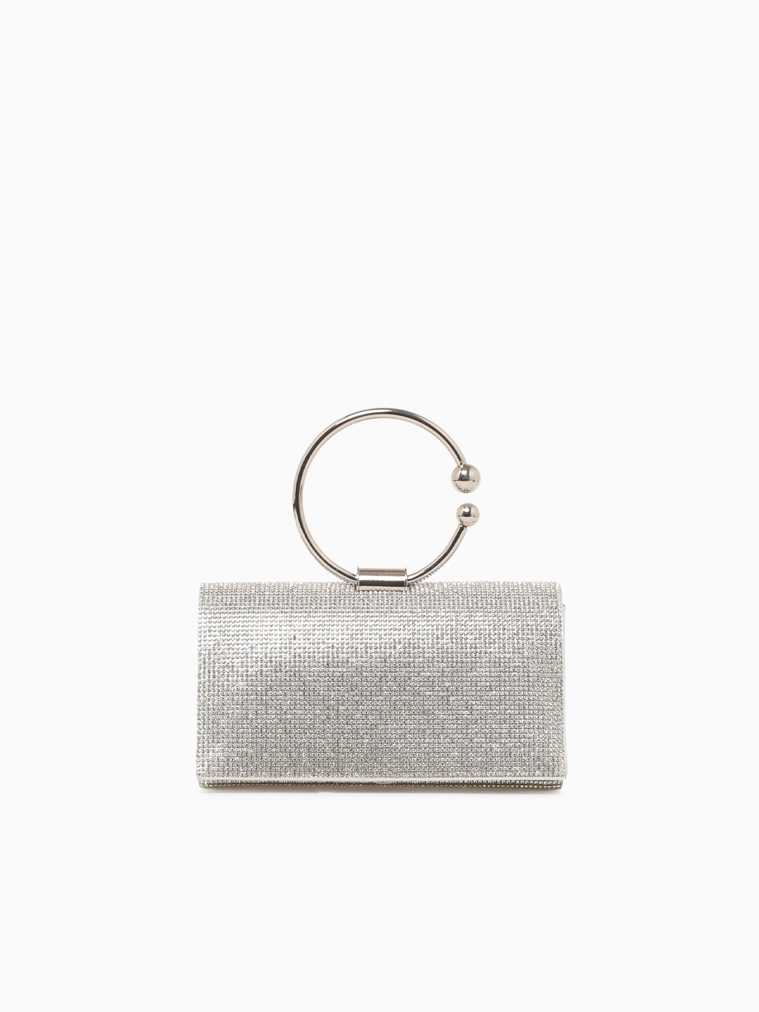 Star Clutch Silver Silver
