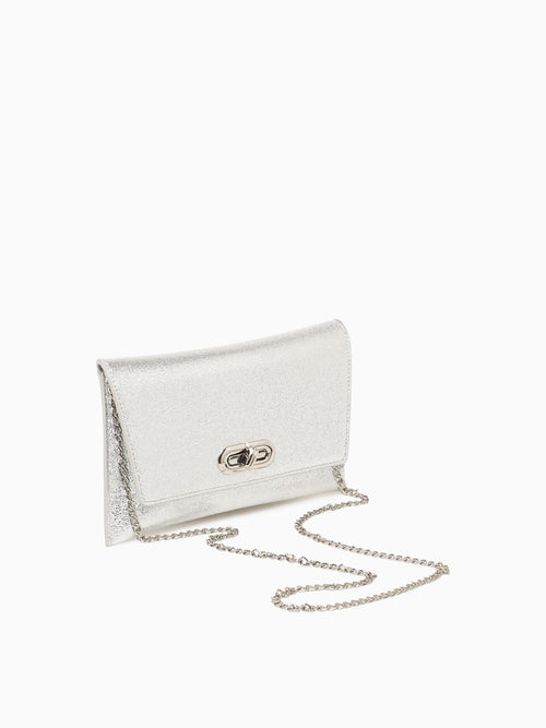 Yesenia Clutch Silver Silver
