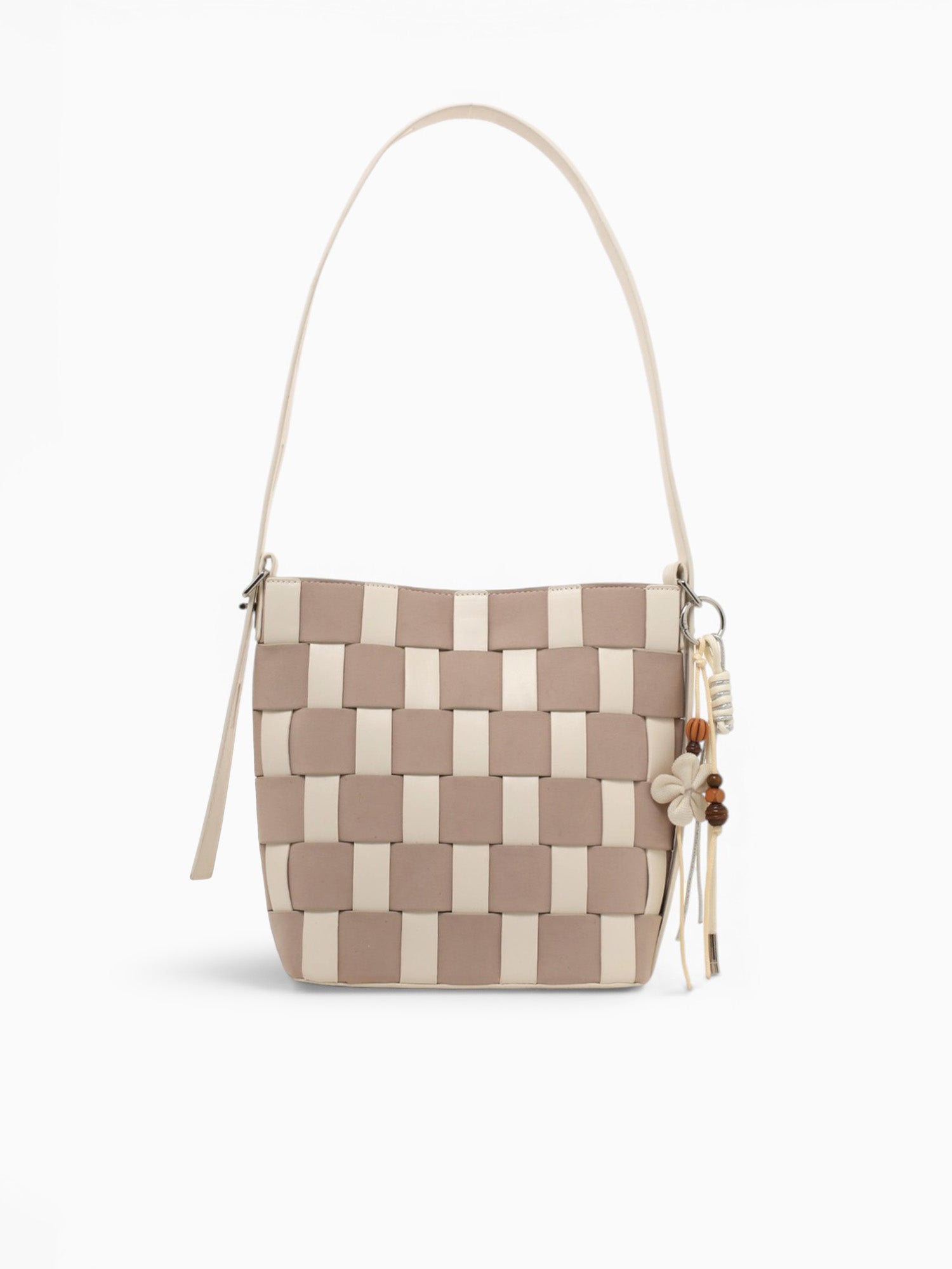 Ginie Shoulder Bag Sand Multi Beige
