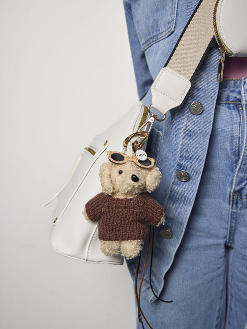 Boheme Bear Charm Beige