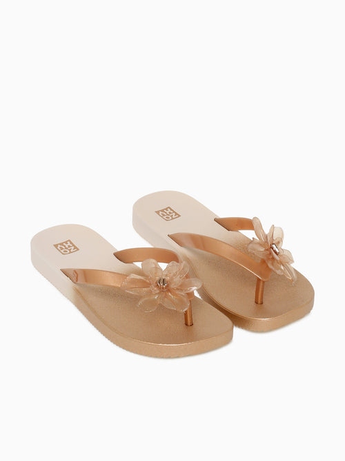 Zaxy Summer Gold Off white jelly Gold / 5 / M