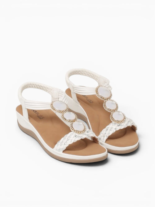 Pilar White Smooth White / 5 / M